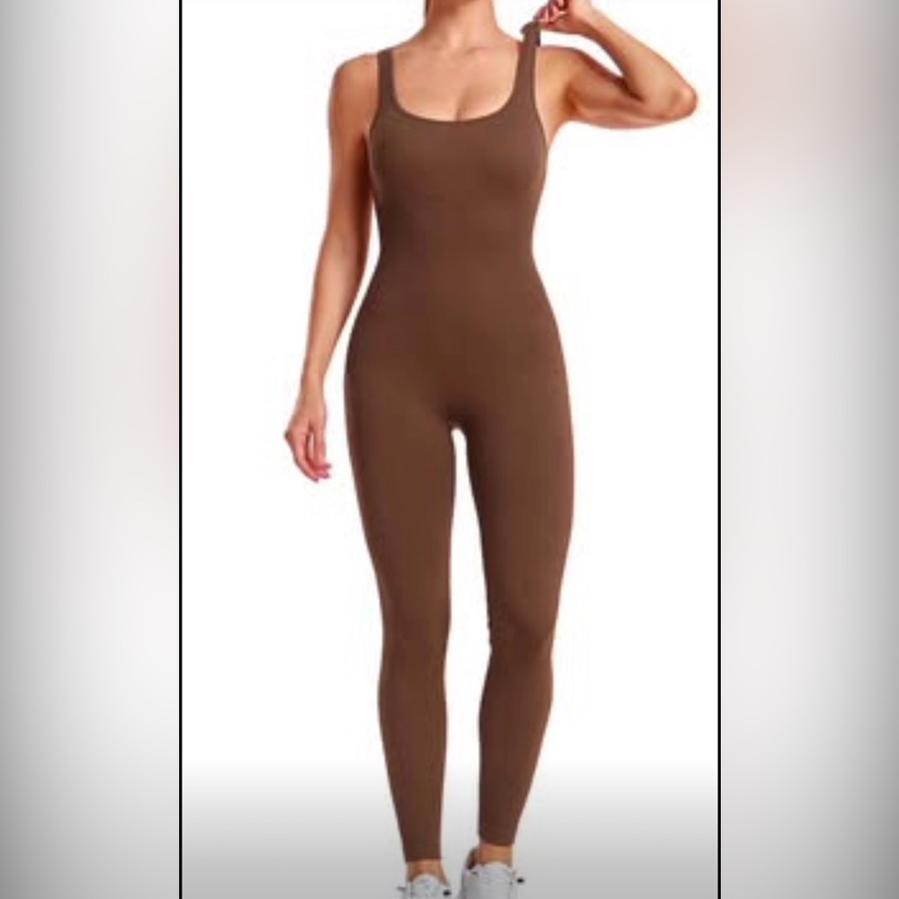 Forever 21 Chocolate Brown Jumpsuit